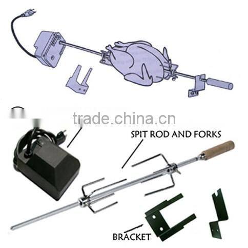 High quality Rotisserie motor BBQ Grill garden charcoal grill with motor