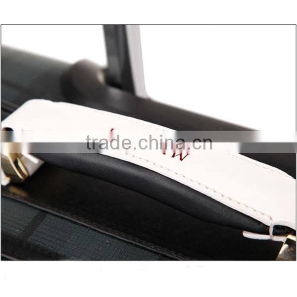 14 inch , 4 Wheels , soft PVC case , nylon zipper trolley travel luggage bag