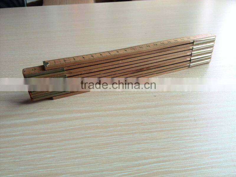 wooden folding ruler