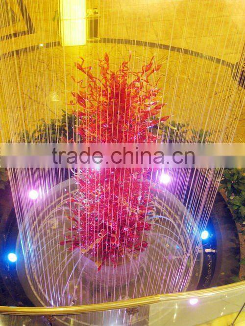 Hotal luxury glass art fixture xo-201213 and top grade art glass and Interior and Interior and Exterior Decoratives