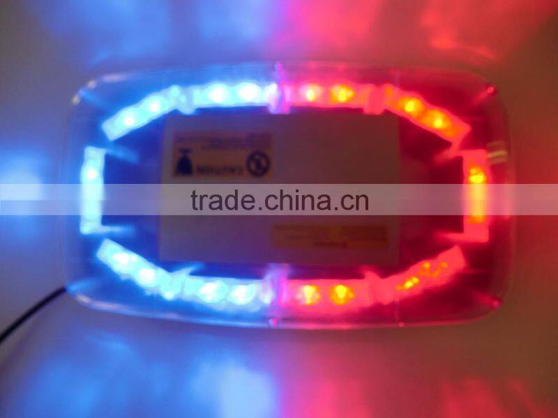 LED warning light bar, Auto MiNi LED light bar , LED emergency light bar(SR-MIB-117G), 0.75W per LED by 40 PCs LED. W Magnet