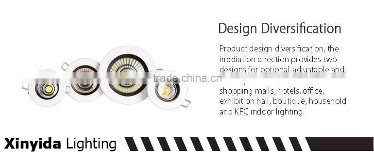 Hot selling ROHS living room 3w 8 inch recessed led down light