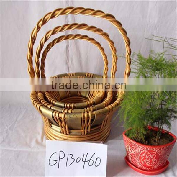 wholesale good quality decorative wicker fruit storage basket