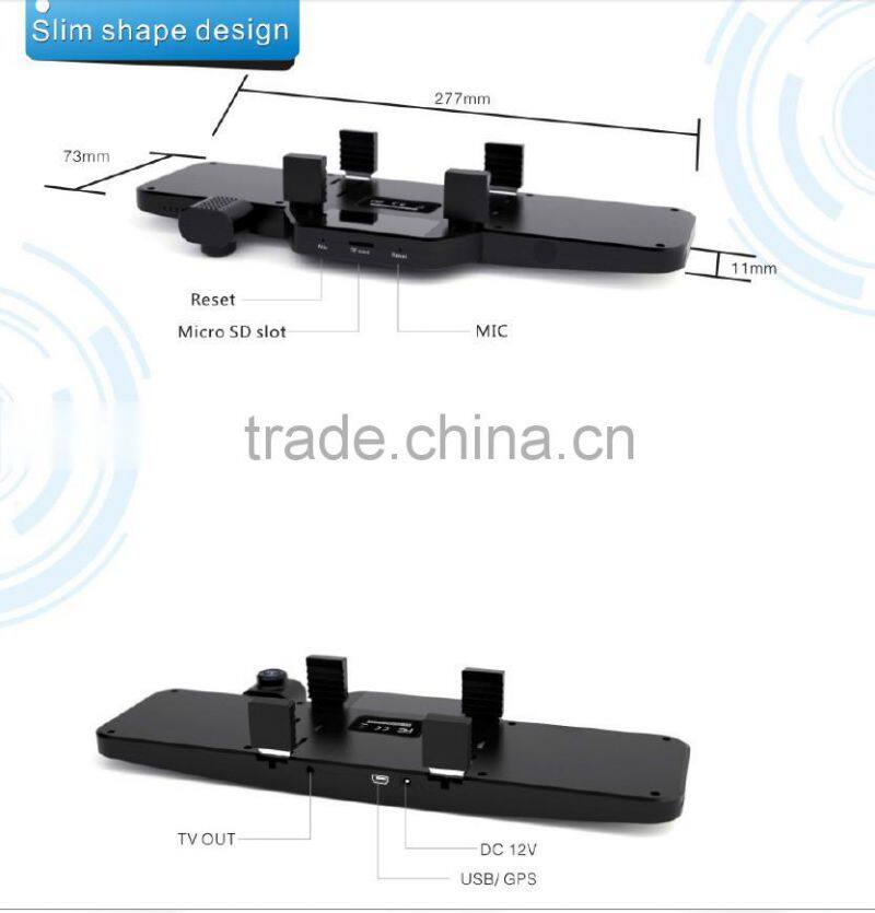 5.0" Touch Android Rearview mirror Bluetooth WiFi FM FHD 1080P dash camera parking dvrs Rear view GPS Navigation Free map