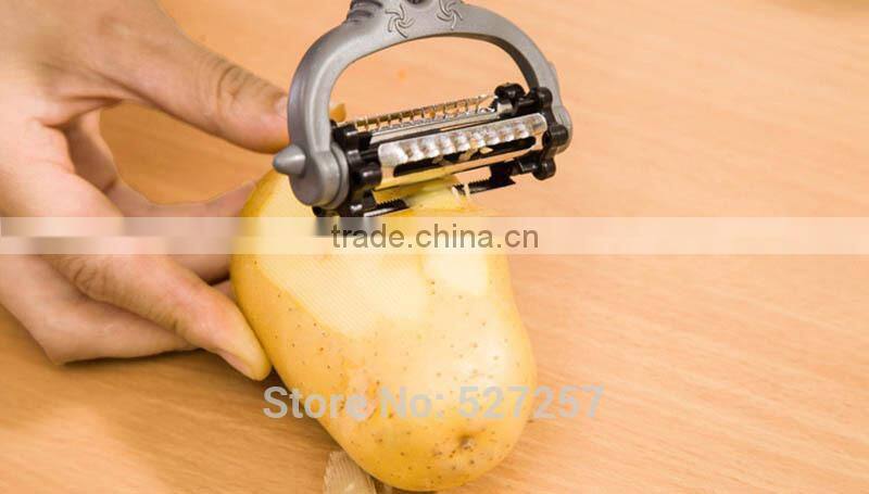 360 Degree Potato Peeler Rotary Carrot Melon Gadget Vegetable Fruit turnip Slicer Cutter Kitchen Cookig Multifunctional Tools