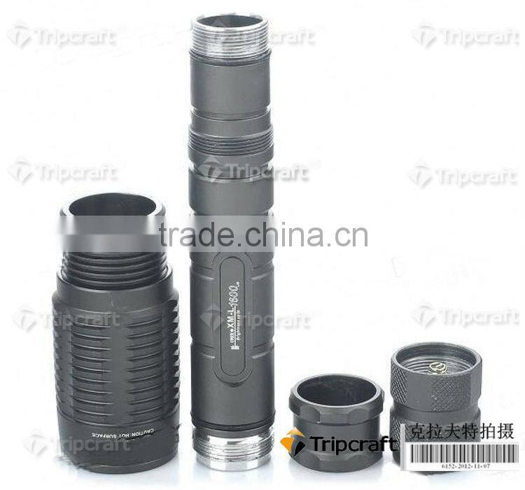 Trustfire XM-L T6 1600LM Z6 / Z5 5 Mode LED Flashlight torch Adjustable Focus Torch 1600 Lumens