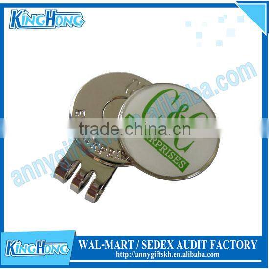 Antique Imitation style and regional feature ball marker golf hat clip