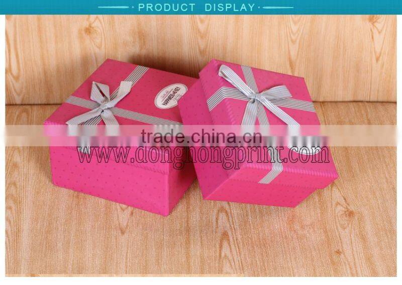 Handmade promotional square chocolate boxes luxury