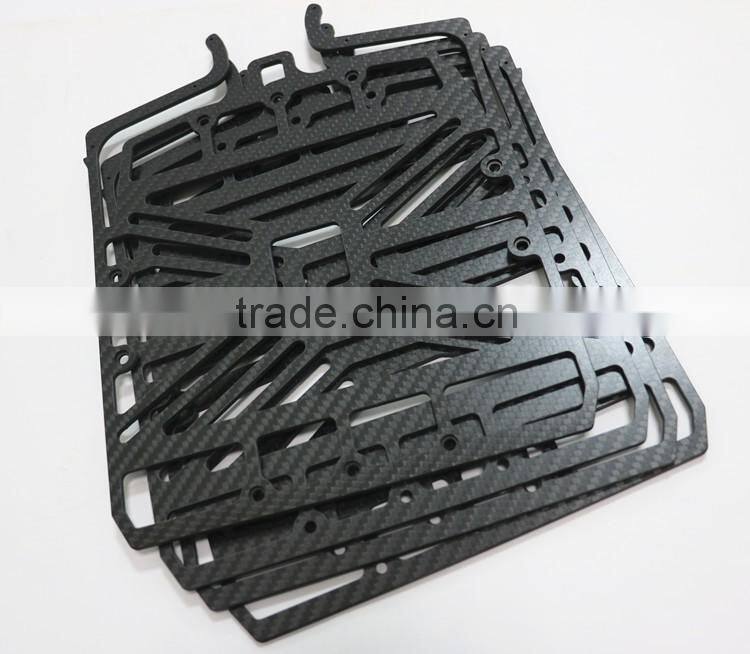 Shenzhen Factory Custom Carbon fiber laminated sheet plate cnc machining parts