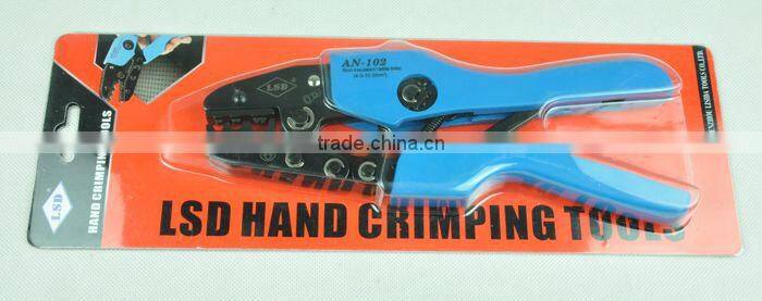 factory supply wholesale AN-102 4-10mm2 non-insulated terminal ratchet crimping press tool
