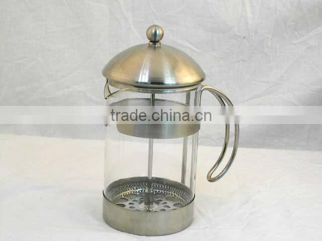 french glass tea or coffee pot
