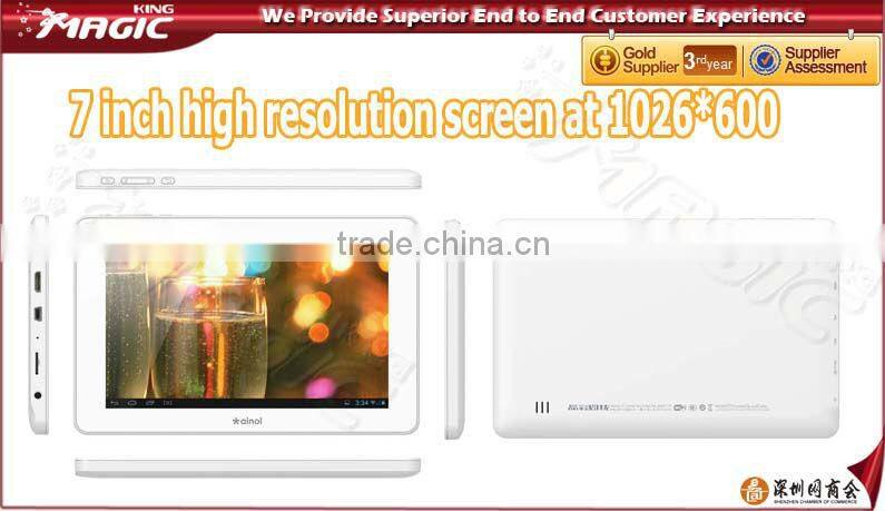 Hot android 7" robotic arm processor tablet pc