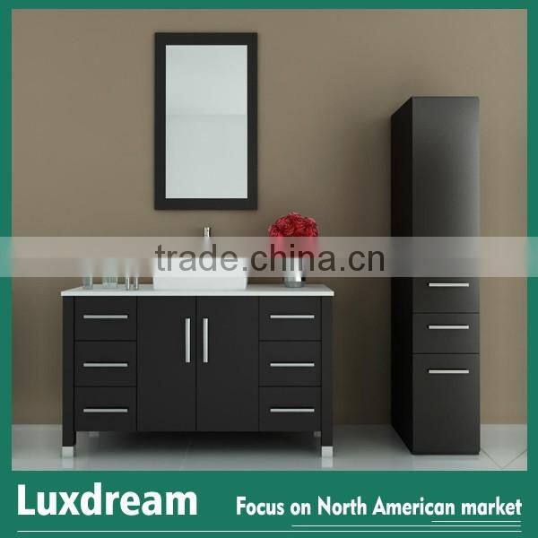 wholesale Solid wood bathroom furniture vanity for North American