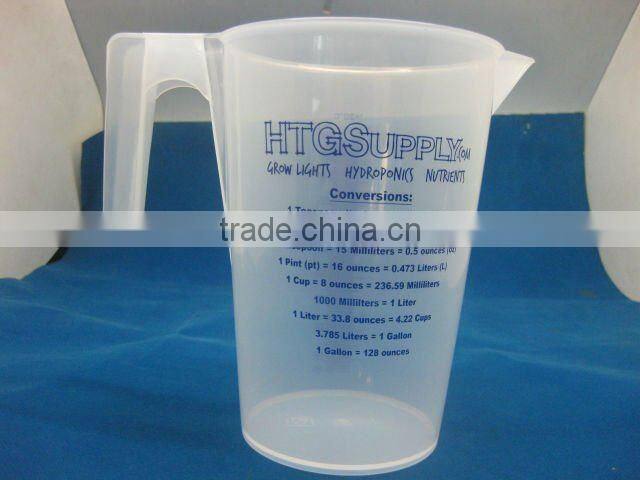 plastic 250ml 500ml 1L 2L 3L 5L clear measuring cup