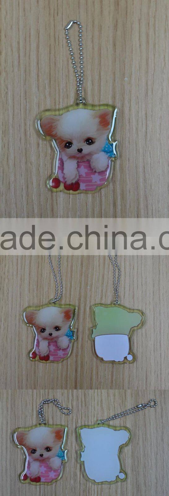 Blank Photo Acrylic Keychains, Acrylic Plastic Key Chain Blank Keyring