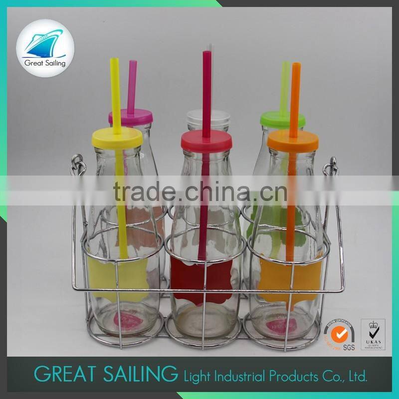 2016 New Product 50ml Milk Pudding Glass Bottle