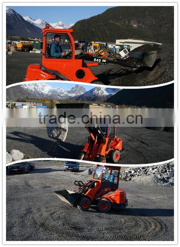 4x4 mini tractor with 2.5Ton wheel loaders TL2500