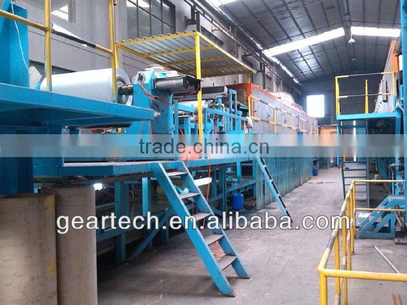 aluminum coil coating/painting/embossing production line for width 800-1600mm.
