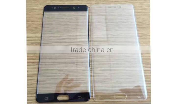 Transparent anti broken screen protector for samsung note7