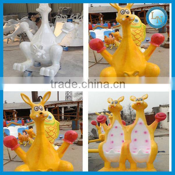 Thrilling luna fun park kiddie rides jumping kangaroo for sale