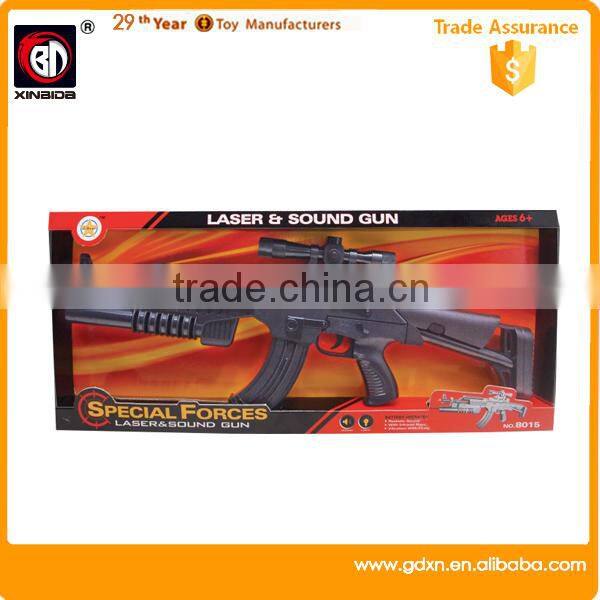 2015New electric gun with infrared and voice for kids flash electric gun