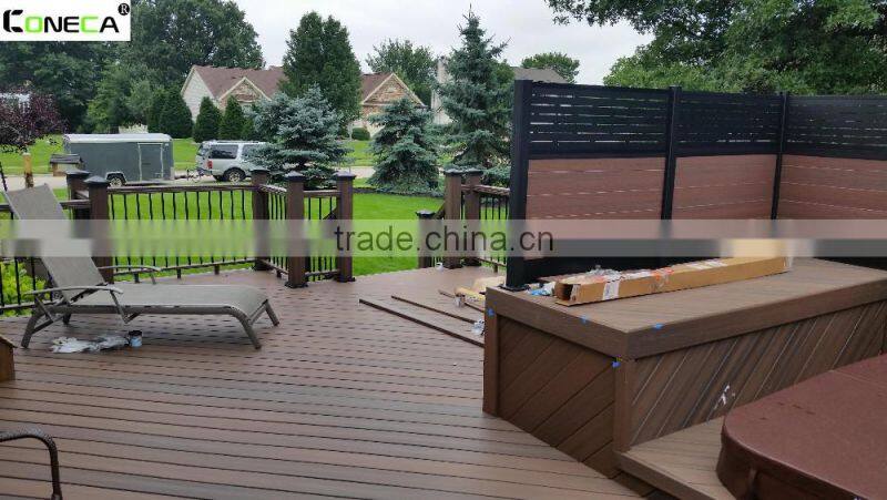 Factory Outlets with good price Wood looking HDPE outdoor flooring china supplier