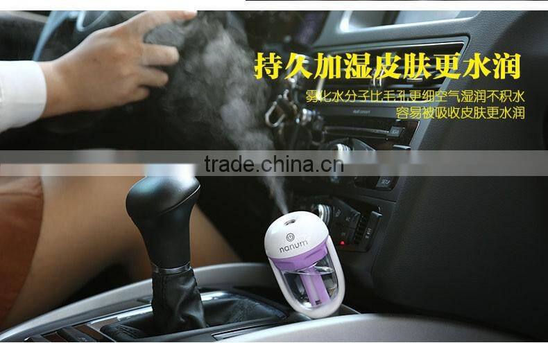 Nanum Car Mini Humidifier Aqueous Aroma Diffuser Air Freshener Atomizer Clearner
