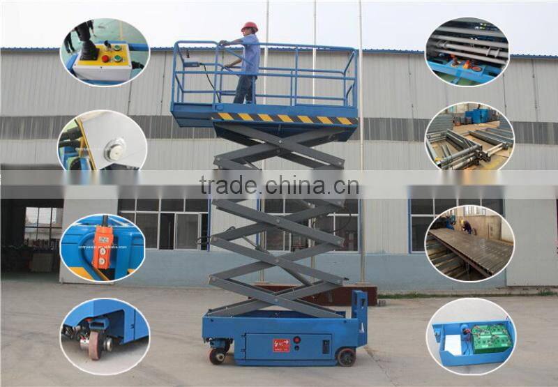 100kg Outdoor Self Propelled Scissor Lift Platform