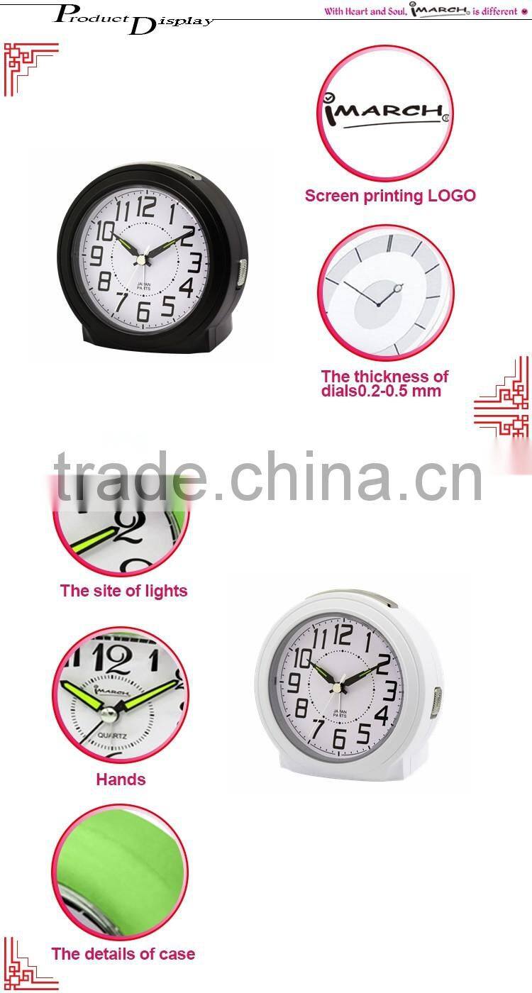 BB13801 round table alarm clock /Bell alarm clock