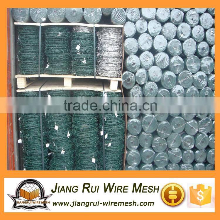 Heavy duty barbed wire mesh