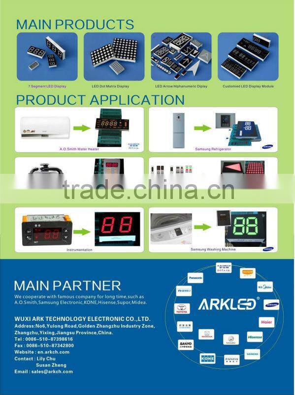 china hot promotion 1.0 inch 16 segment single digit led numeric display