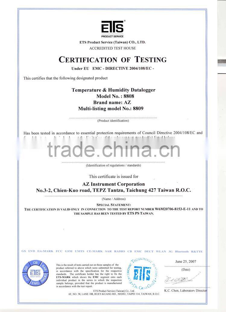 Digital Thermometer Theromo Hygrometer Data Logger Temperature Humidity Recorder