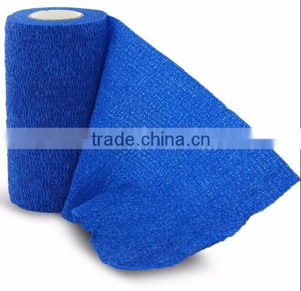 FDA certificated non woven colored self adhesive elastic bandage
