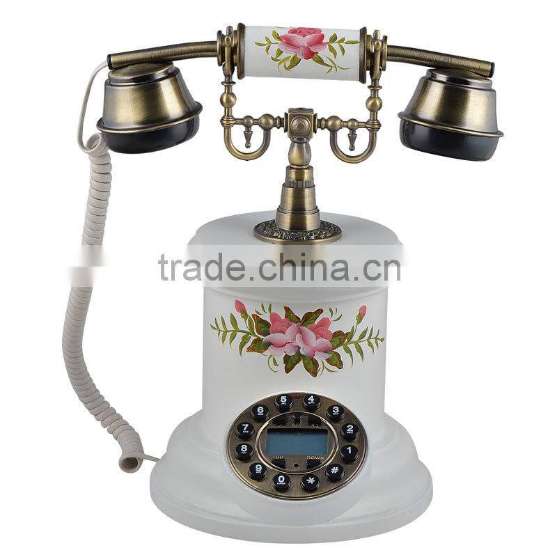 Solid wood birch Home antique telephone Living Room Furniture