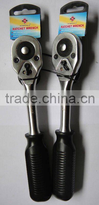 1/4" 3/8" 1/2" Dr. Black Handle Quick Release Ratchet Handle Tool