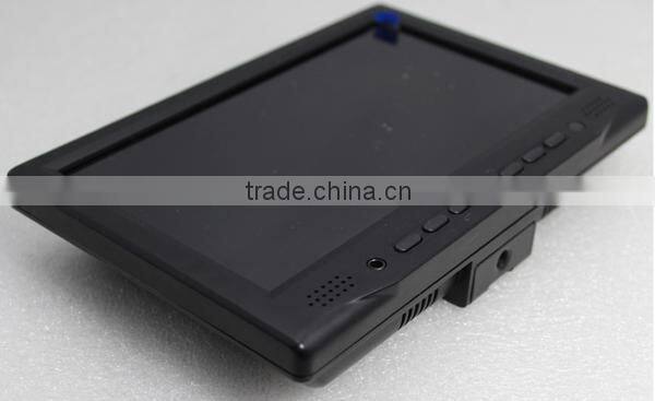 VCAN0928 7"car lcd monitors Multi-Language OSD Standard VGA (15 pin D-SUB RGB) input,12V DC power