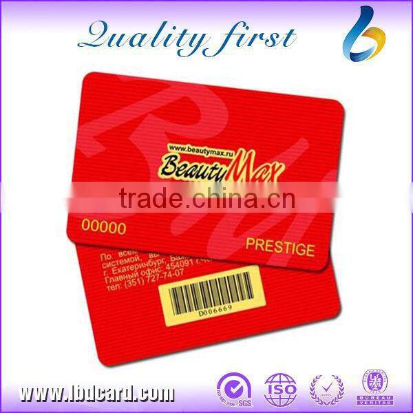 MIFARE Plus X4k Membership PVC Cards With Barcode