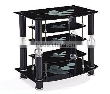 modern tempered corner shelf tv stand 21 yc