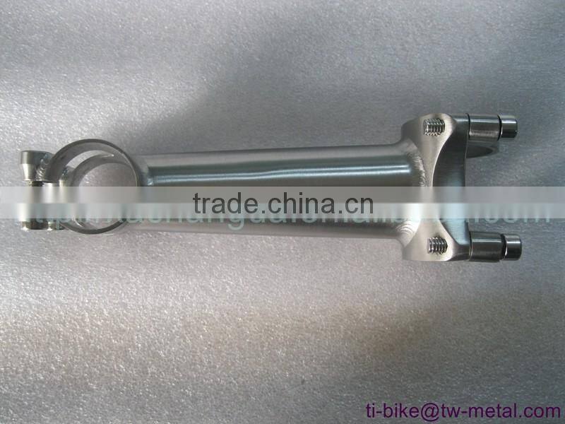 super light titanium bicycle stem OEM hand brush finished cheap ti bike stem customized titan city bike stem XACD made in china