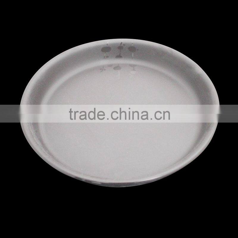 100% mealmine A5top food grade cheap unbreakable melamine black dinner plates