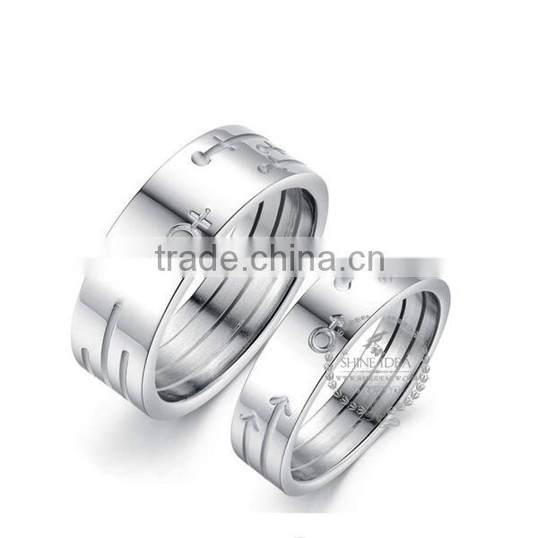 3MM-5MM Stainless steel round simple ring fashion couple ring wedding jewelry 6260468