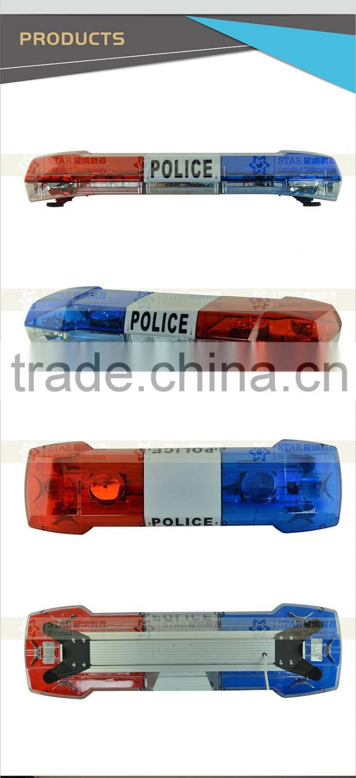 CE ROH certificate police ambulance warning roof light bar