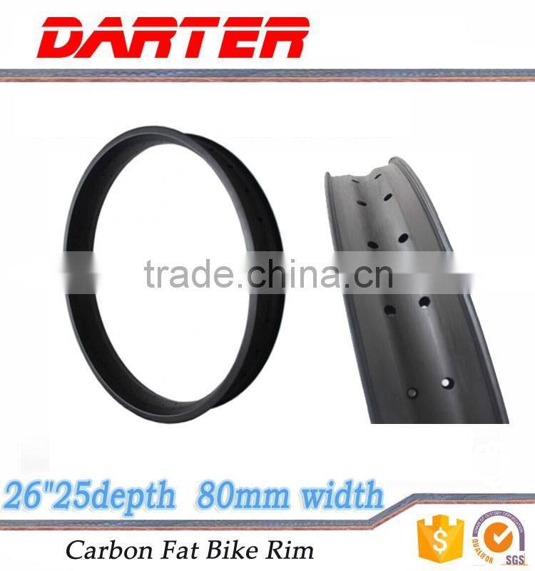 Good toughness excellent material lightweight 26"25depth 80mm width mountain bike rims set