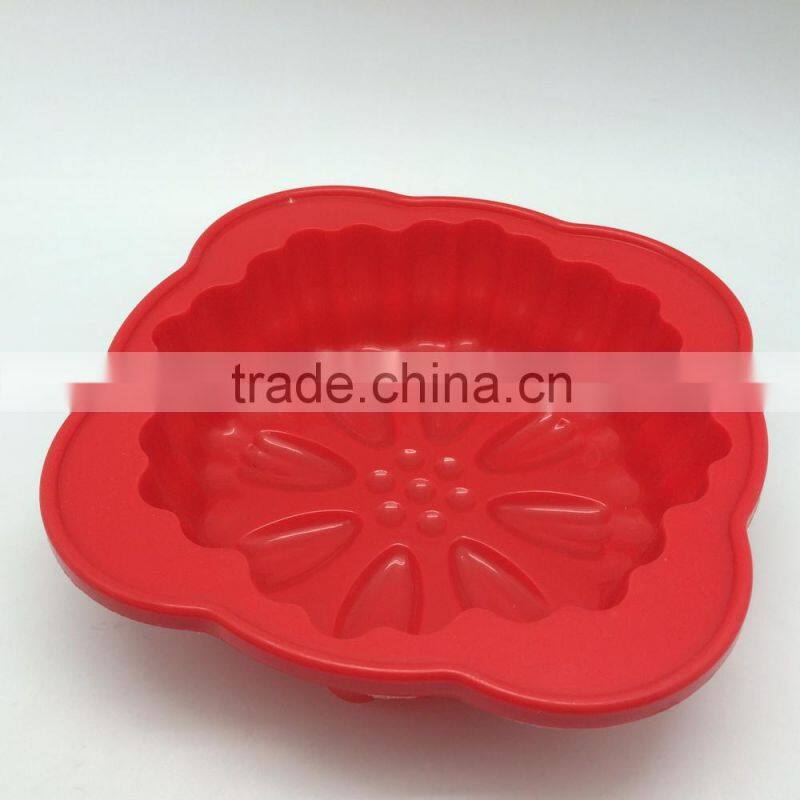 Round Flower Cake Baking Silicone Mold Cake Decorating Dessert Pan Halloween Pumpkin Cake Pan