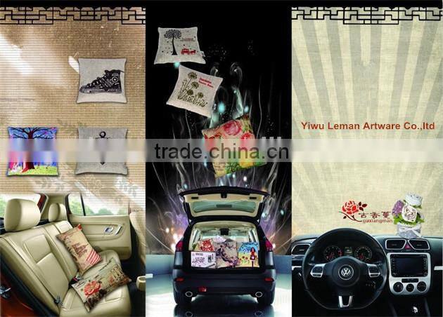 Custom Print Do your Design or Logo Natural activated bamboo charcoal bag air freshener for car