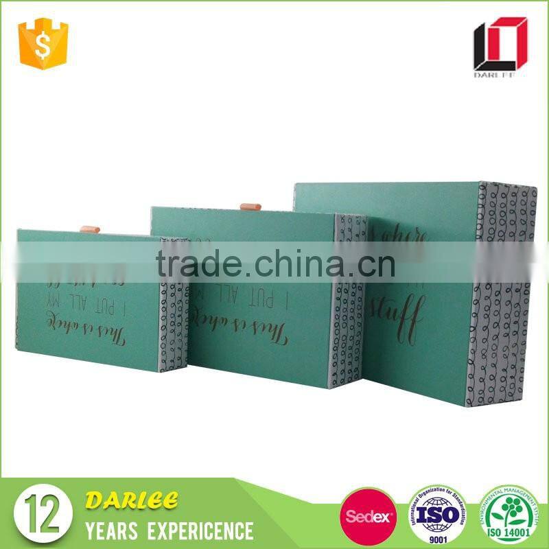 New design high quality gift packaging box custom printable cardboard box
