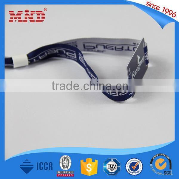 MDWW70 event festival fabric bracelets rfid woven wristbands
