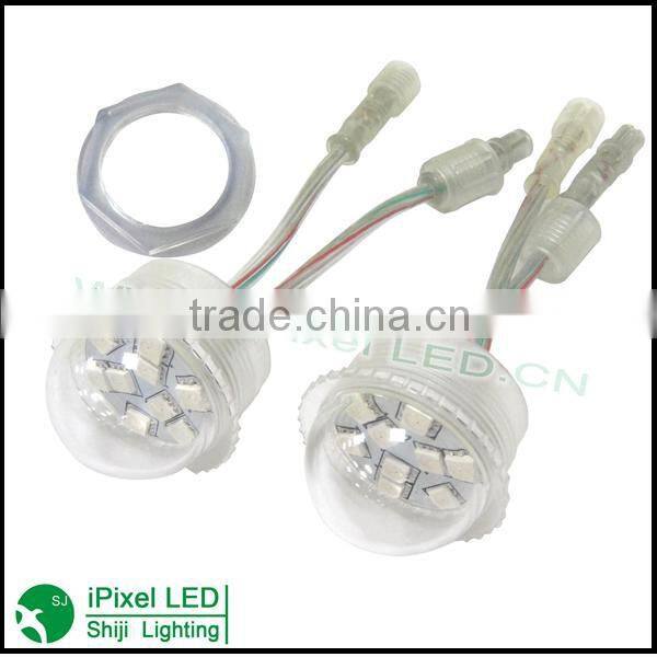 amusement project led pixel IP68 connector individual control dmx artnet madrix