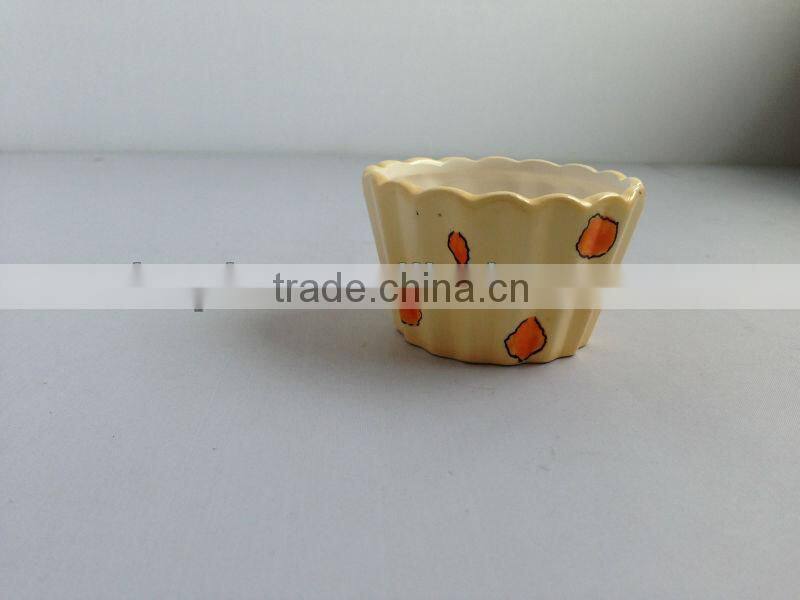Printed Souffle Ceramic Baking Cup Wholesale made in china
