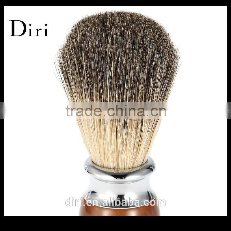 Cheap Wooden Beard Brush Custom Logo Synthetic Shaving Brush